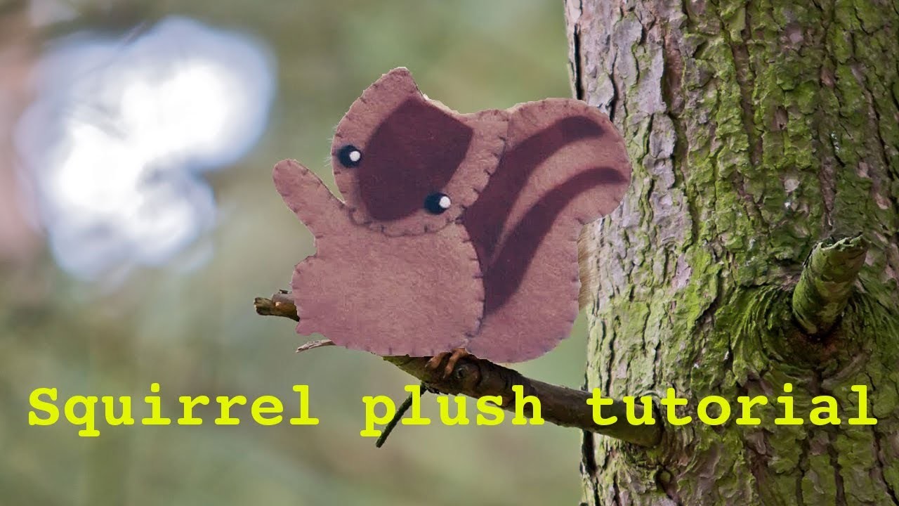 Easy squirrel plush tutorial (Marochan inspired)