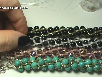 Riciclare perline | bracciali con spirale turca | recycle beads | turkish rope