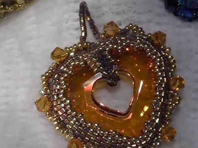Shiny Beads.  and more - 2.4 - Swarovski heart pendant
