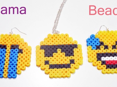 Tre Faccine Emoticon con Pyssla.Hama Beads Tutorial | Emoji Series Episode #2