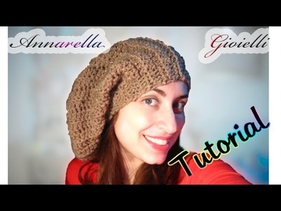 Tutorial cappello lungo uncinetto | How to crochet a slouchy hat