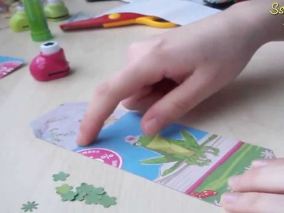 Tutorial Scrapbooking: Segnalibro con carta riciclata ✂ DIY Easy Bookmark