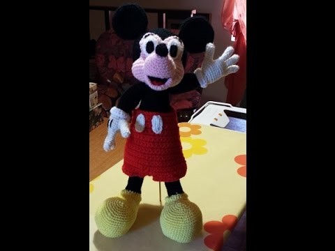 Tutorial Topolino Micky Mouse all'uncinetto parte I - Tutorial Micky Mouse Amigurumi