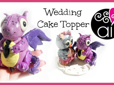 Wedding Cake Topper | Polymer Clay Tutorial | Draghetto | DIY Little Cute Dragon 2