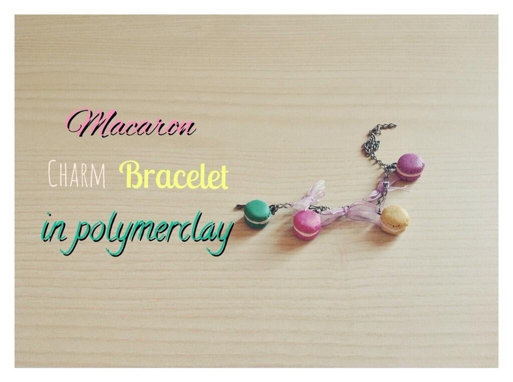 Macarons Charms bracelet: polymer clay | ehitsami