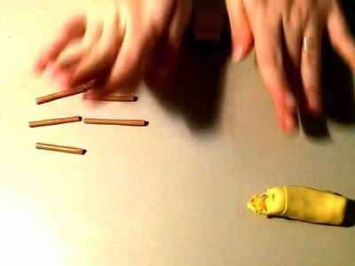 Tutorial: Banana Cane in Fimo.Cernit (Polymer Clays)
