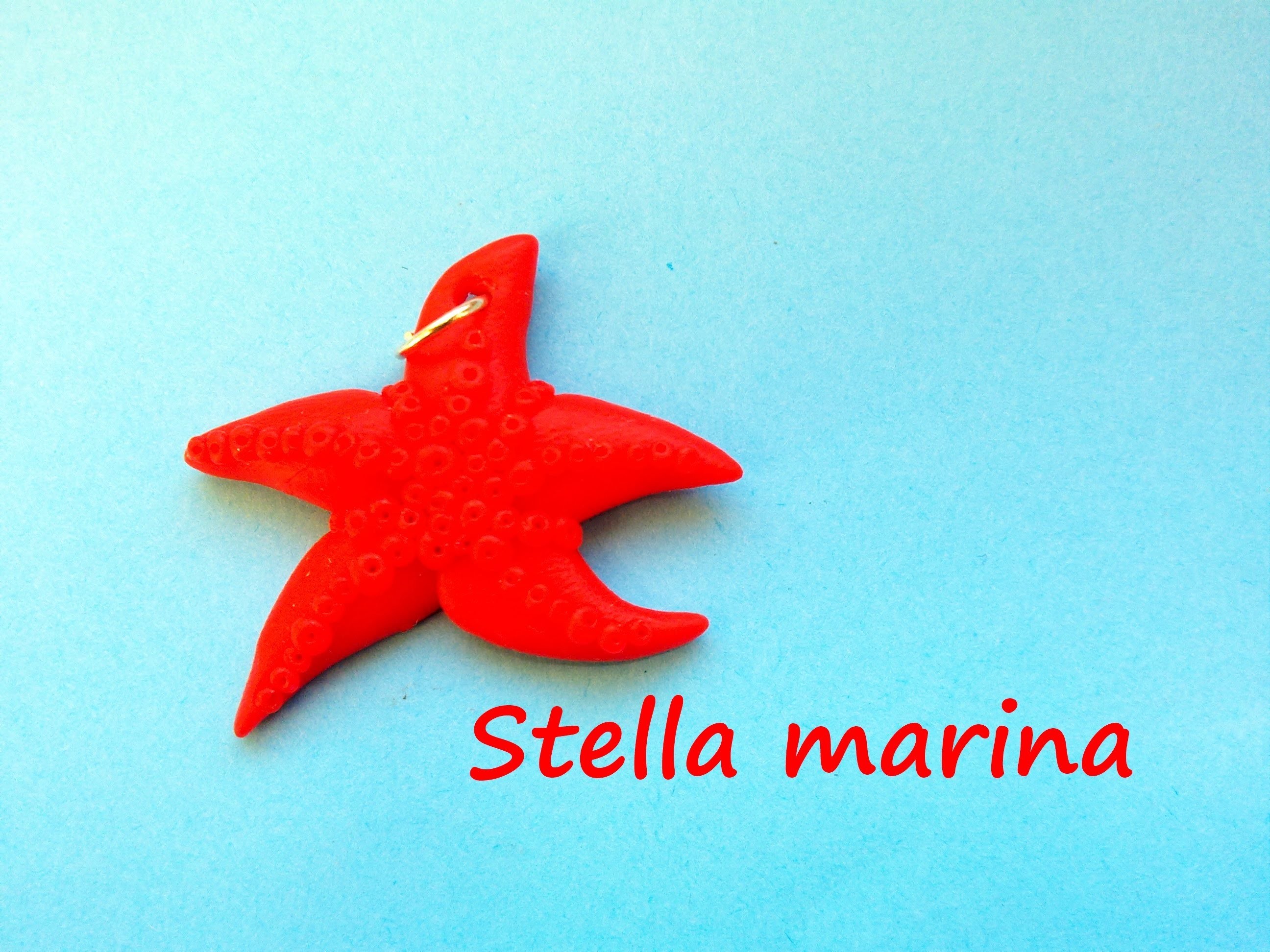 Stella marina. Starfish: Tutorial (Polymer Clay.Pasta Pomerica: Fimo, Cernit, Premo, Kato)