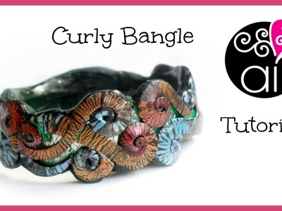 Curly Bangle | Polymer Clay Tutorial | Bracciale Riccioli