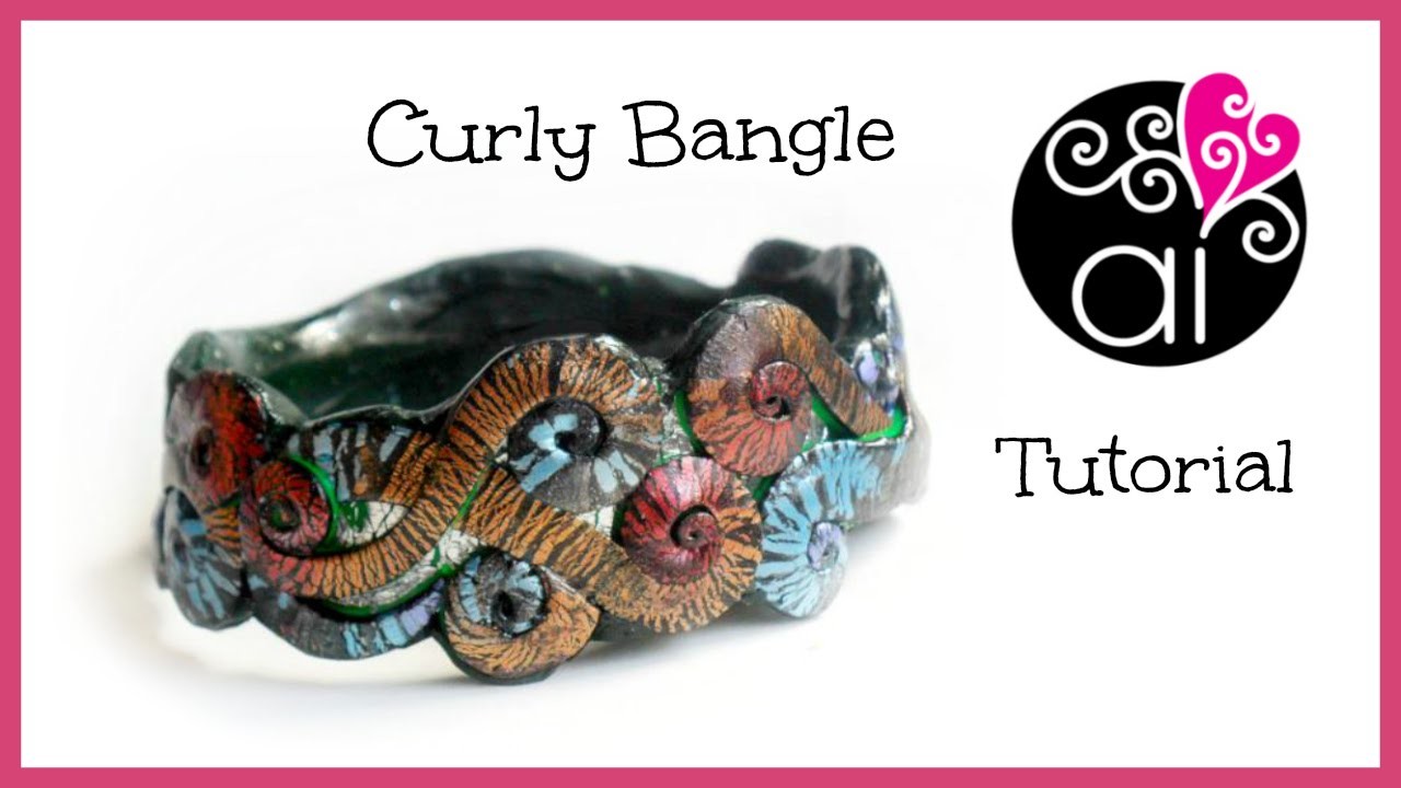 Curly Bangle | Polymer Clay Tutorial | Bracciale Riccioli