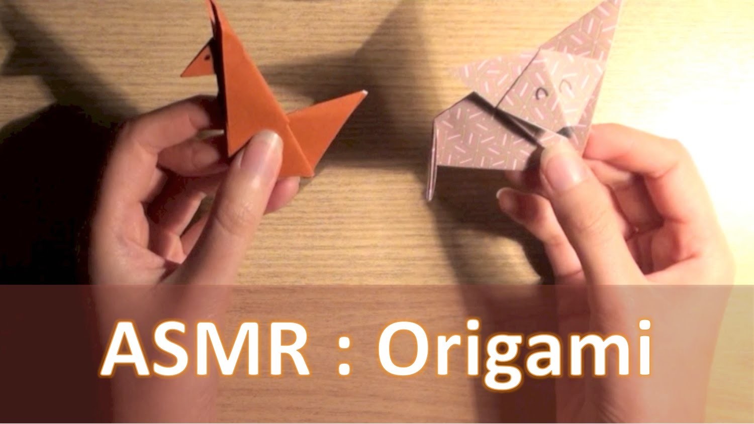 ASMR ITA Origami: spiegazione e 3 esempi (折り紙) [whispering]
