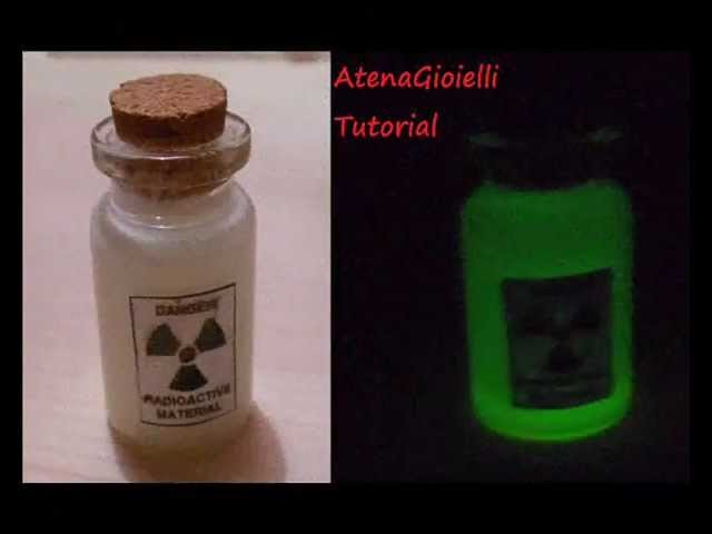 Tutorial ciondolo fluorescente radioattivo.  (tutorial polymer clay)