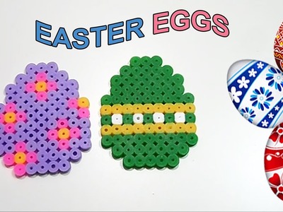 ♥ Tutorial Ovetti di Pasqua con Pyssla.Hama Beads "Easter Eggs Perler Bead" ♥