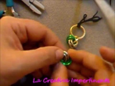 Chainmail Tutorial:  varianti maglia a rosetta, orecchini bracciale ciondolo | pendant earring