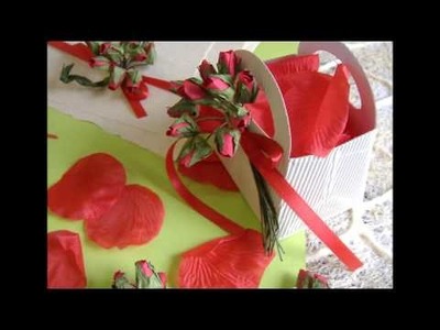 Bomboniere rose rosse matrimonio & eventi, rote Rosen Hochzeitsgastgeschenke