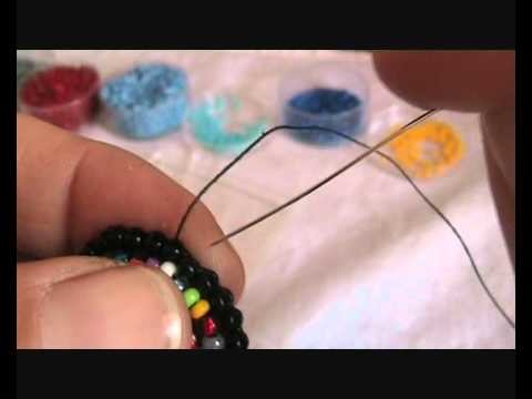 Tutorial embroidery-anello con bottone  parte 2