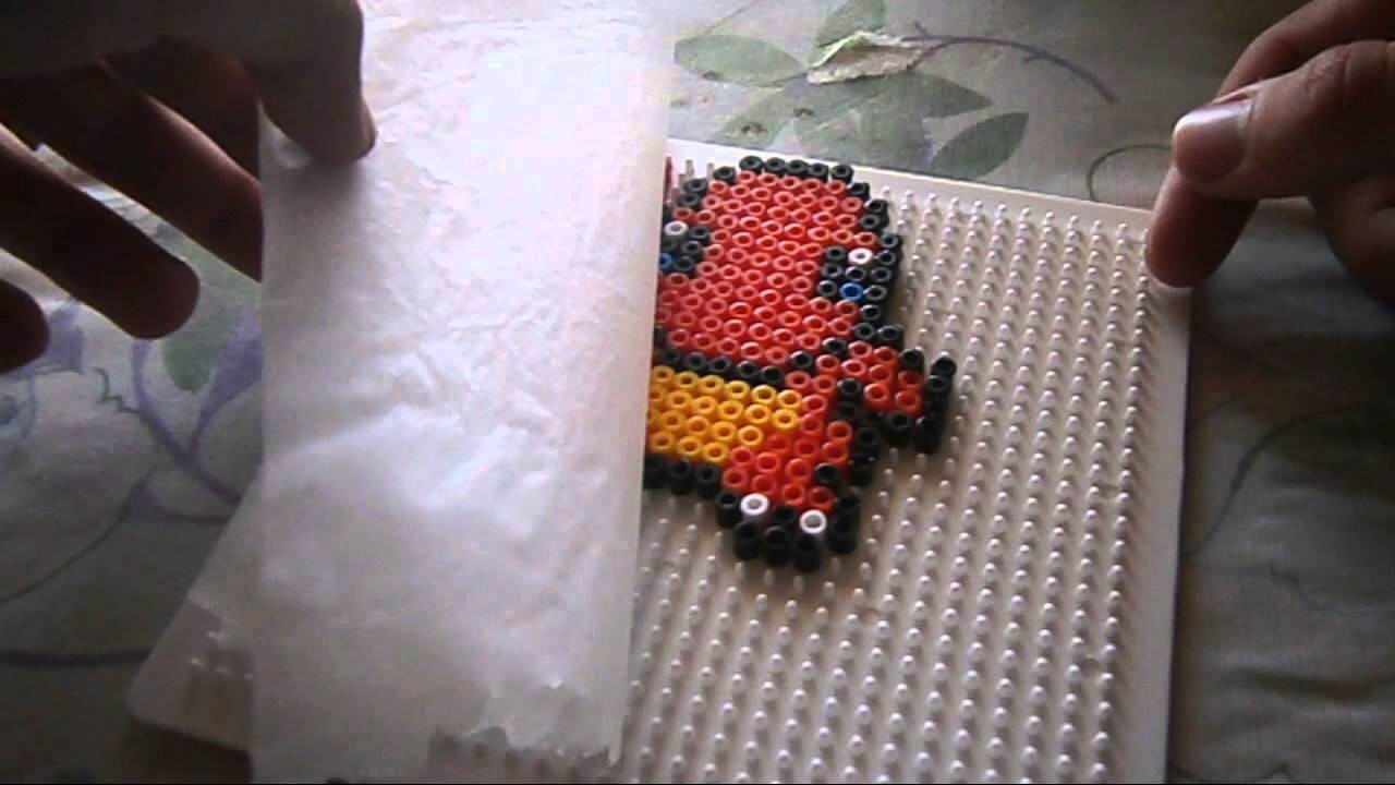 [SHOT#4] Pixel Art Charmander Pokemon- hama beads