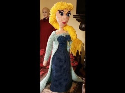 Tutorial bambola amigurumi - Elsa Frozen parte I - amigurumi doll -