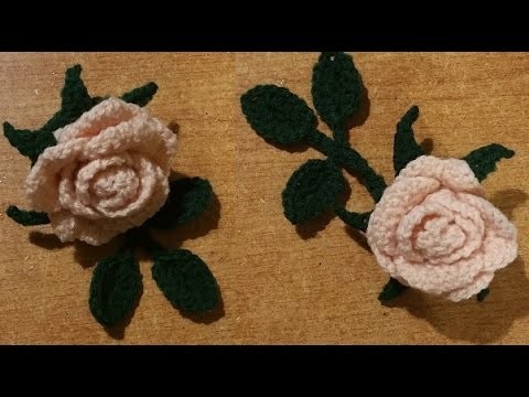 Tutorial rosa all'uncinetto a dieci petali