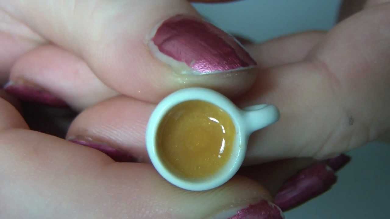 Tutorial tazzina di thè in Fimo Liquid - Cup of tea - Miniatura