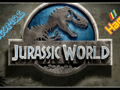 Tutorial Logo JURASSIC WORLD con Hama Beads - Jurassic Park Series WWW.PERLINEDASTIRARE.IT