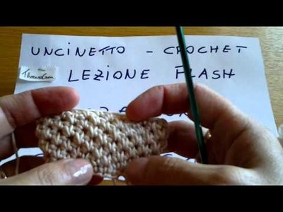 Uncinetto, crochet - Punto canestro