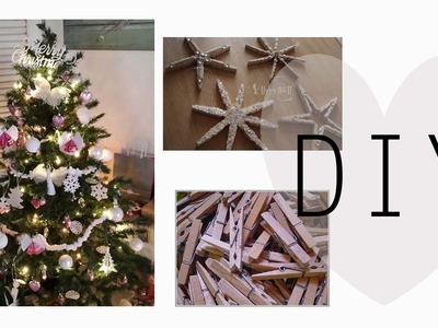 Come fare BELLISSIME decorazioni per l'albero: Stelle natalizie DIY