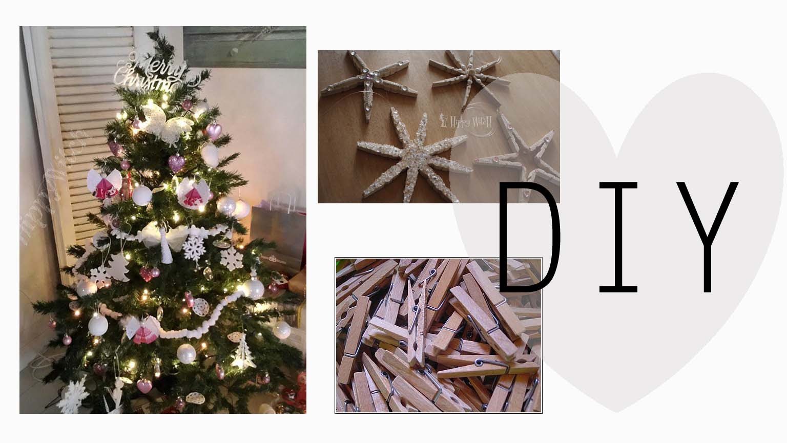 Come fare BELLISSIME decorazioni per l'albero: Stelle natalizie DIY