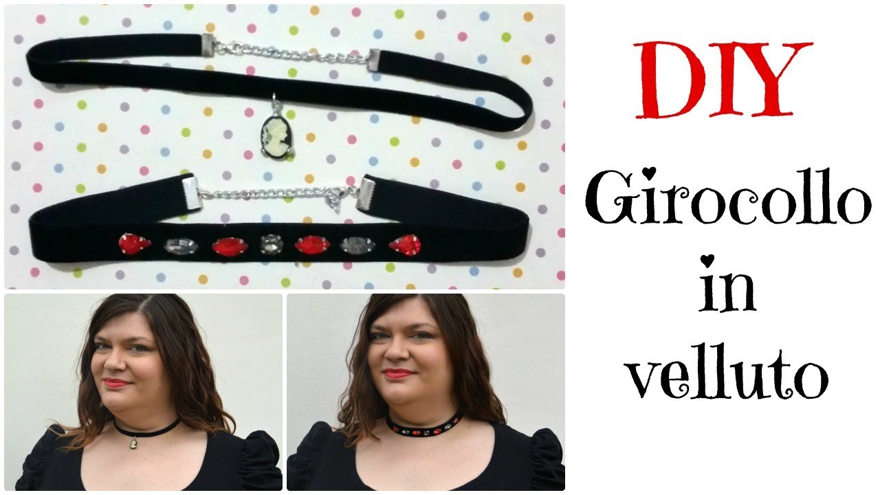 DIY - Collarino girocollo in velluto