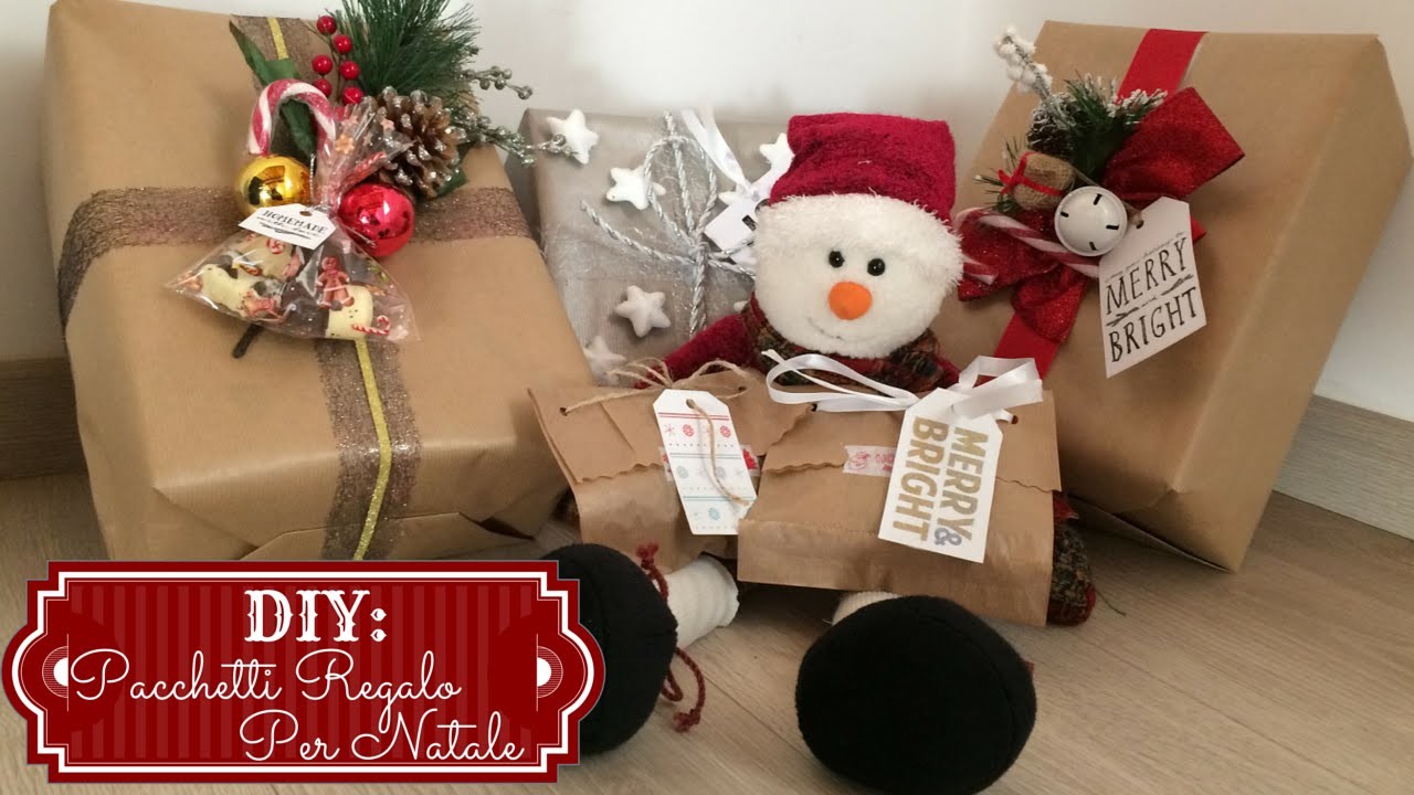 DIY: ❄ Pacchetti Regalo Per Natale - Gift Wrap ❄  ( Collab. Federica Effe)