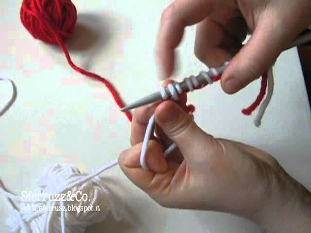 Avvio maglia tubolare.metodo alternativo (a quello classico)