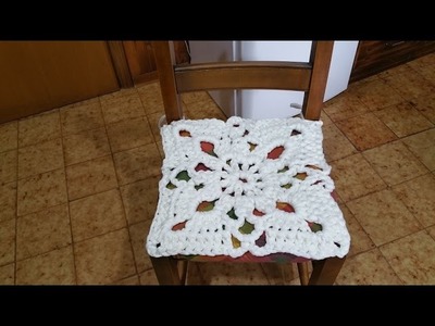 Copri sedia all'uncinetto tutorial - chair covers crochet - funda de silla en crochet