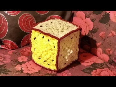Cubo all'uncinetto profuma ambienti - tutorial - cube crochet - crochet cubo