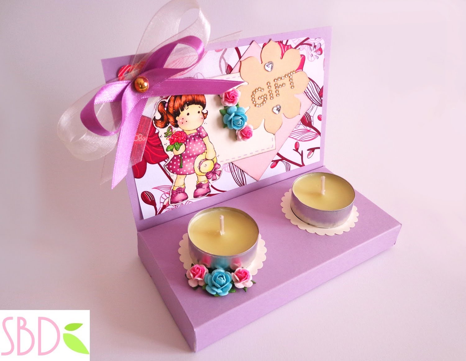 Scatola regalo porta candele - Candle gift box