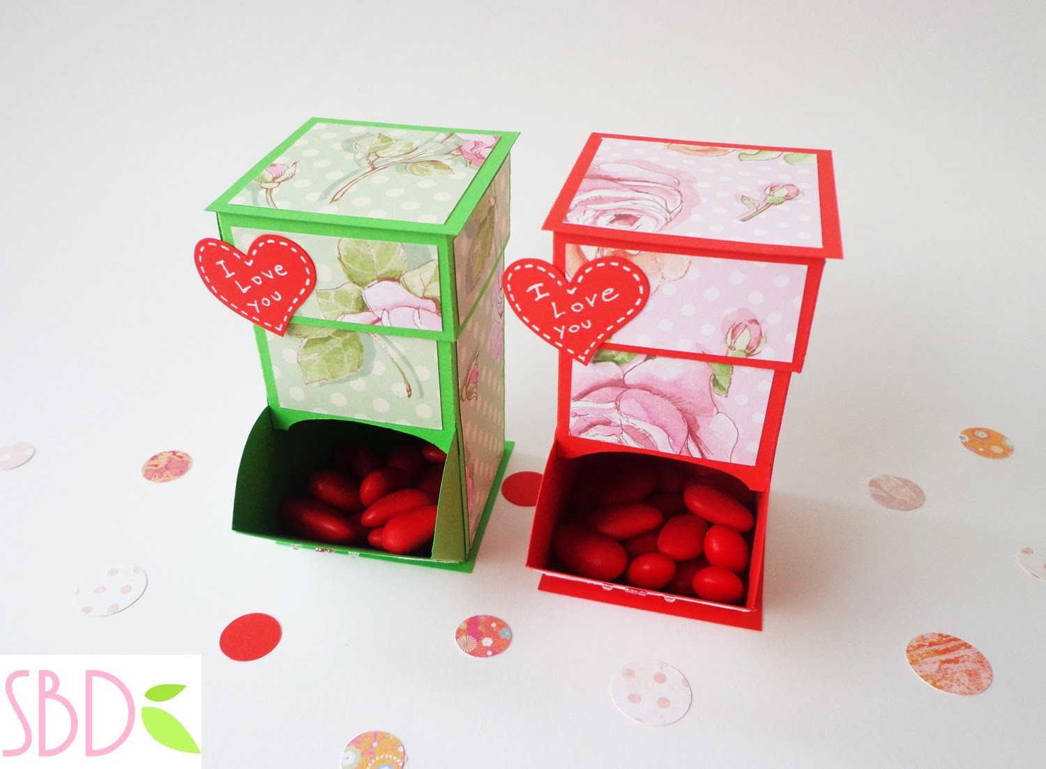 Tutorial: Dispenser per dolci S Valentino - Valentine's Sweets Dispenser