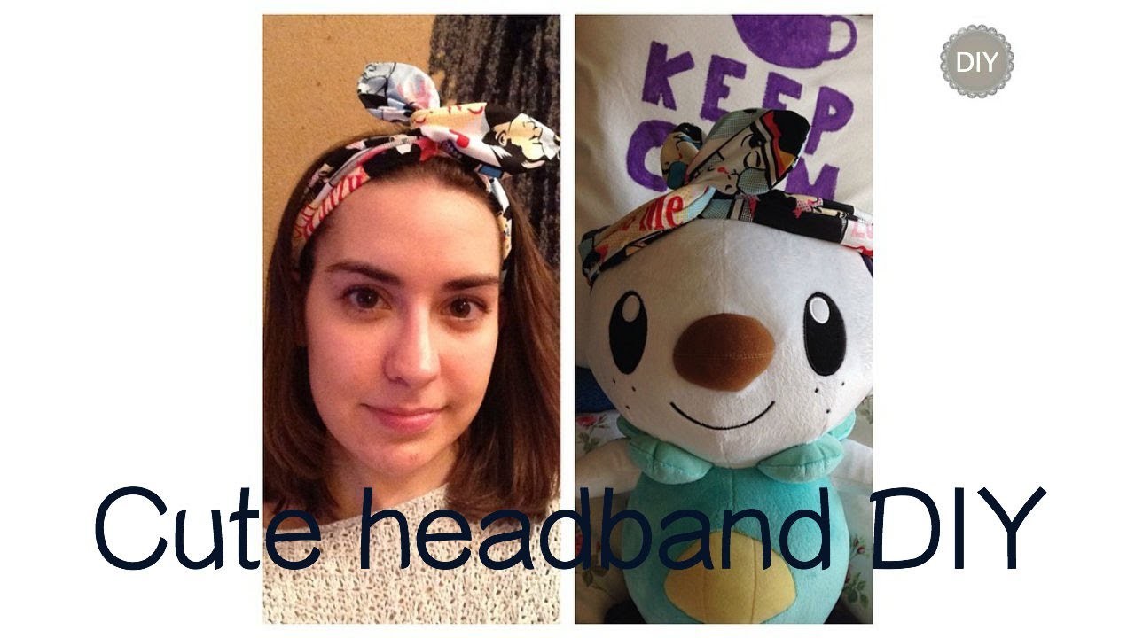 Cute headband DIY (fascia per capelli)