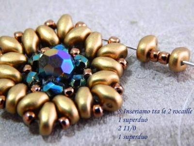 Tutorial orecchini in tessitura di perline #bijoux #handmade #earrings