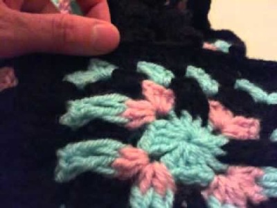 Piccolo progetto sciarpa e borsa in colori.wmv