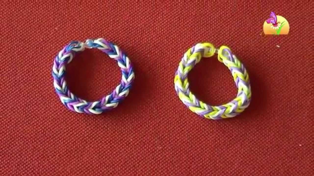 Realizzare braccialetti con gli elastici [HD] www.mammaebambini.it