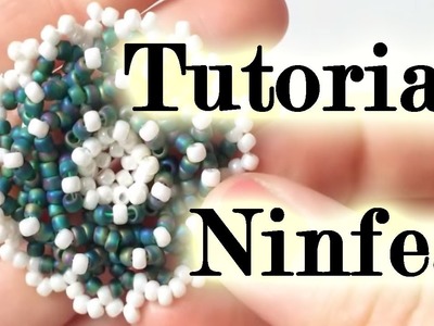 TUTORIAL "Ninfea". ORECCHINI di perline #2