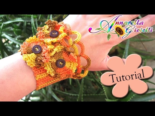 Tutorial Bracciale Gotico all'uncinetto | How to crochet a bracelet