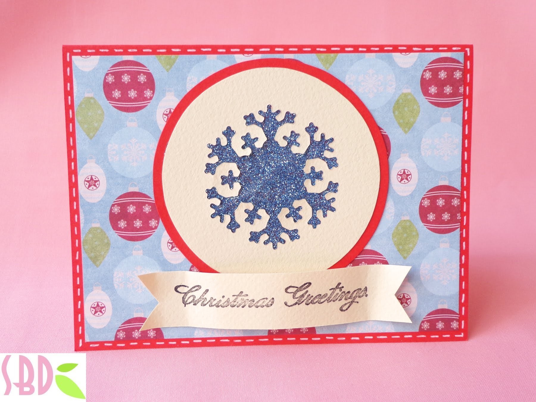 Card Natalizia Glitter - Glitter Holiday Christmas Card [ENG SUB]