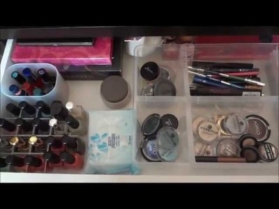 Come organizzare una postazione makeup in poco spazio!