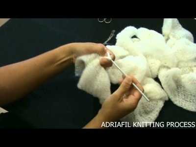 Voilà yarn for easy scarf ADRIAFIL