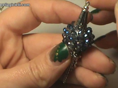 Tutorial | Rivestire una perla con i semicristalli | Per principianti | swarovski bead