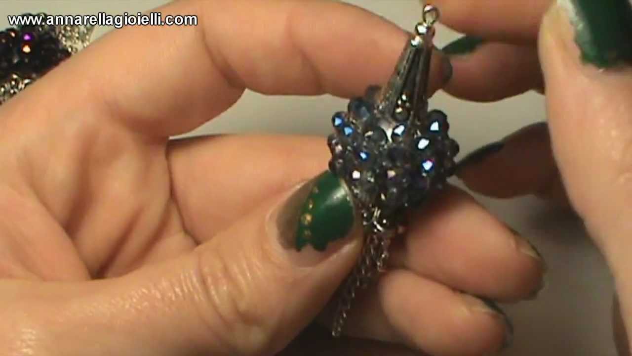 Tutorial | Rivestire una perla con i semicristalli | Per principianti | swarovski bead