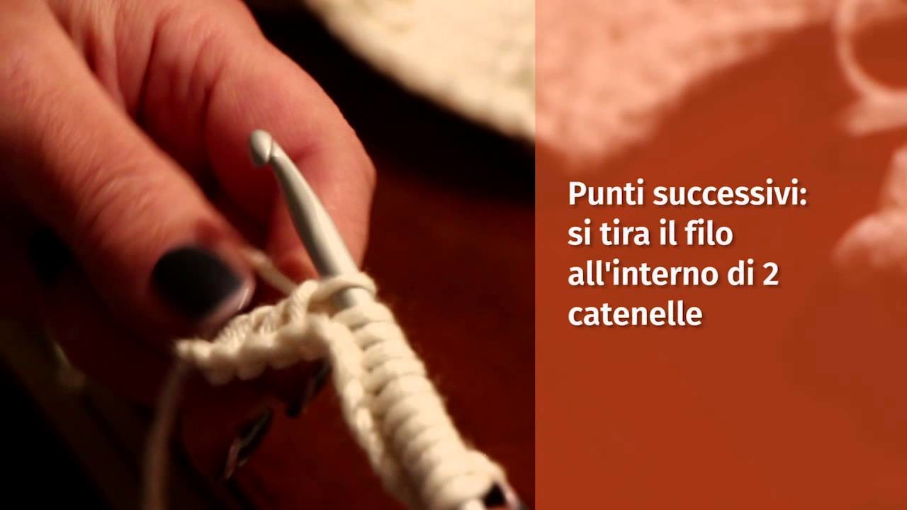 Tutorial Unicinetto Punto Tunisi Dettagli Maglia Rasata - the crochet stitch Tunisi