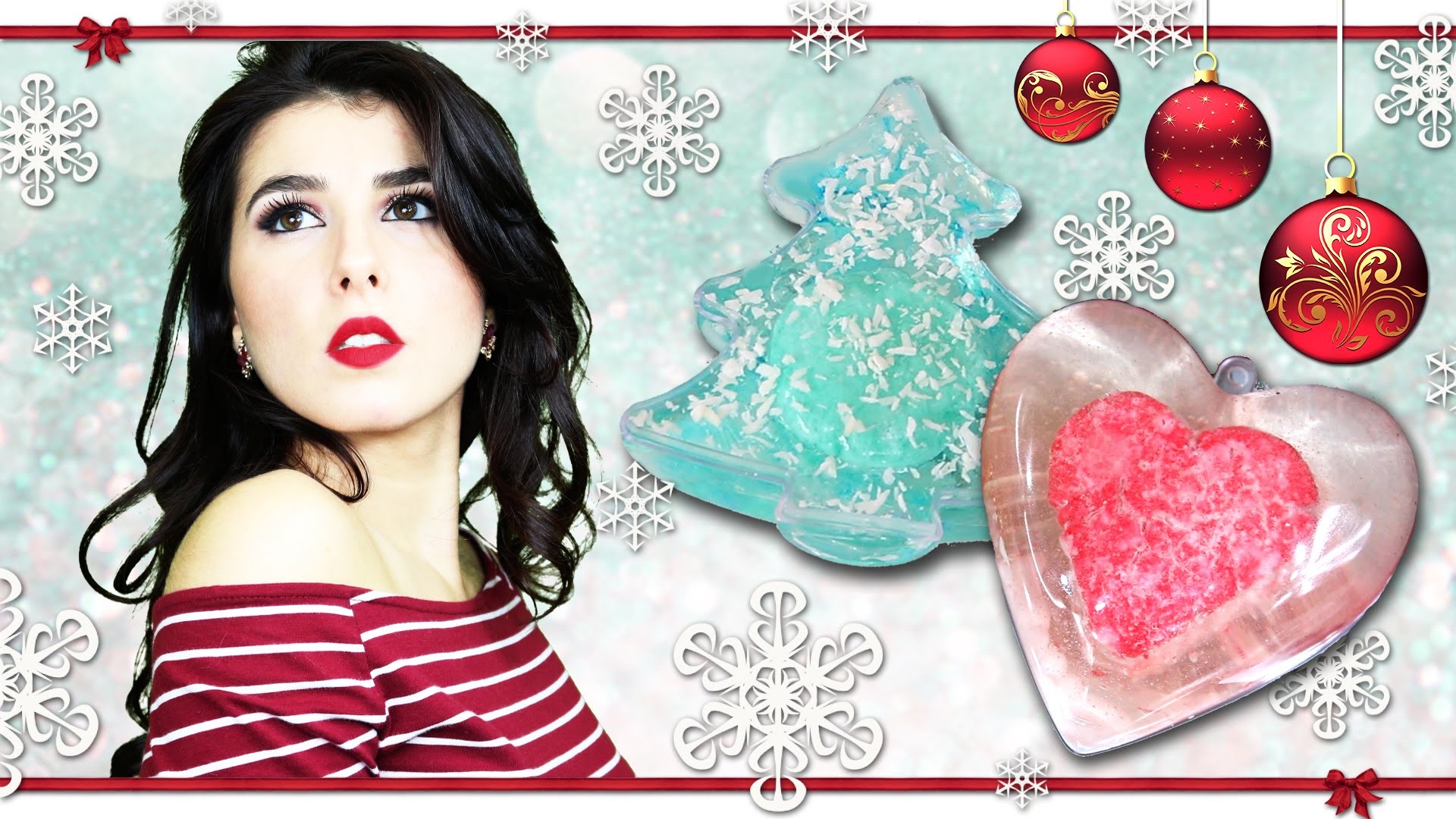 Fizzy Soap Christmas DIY • Saponi effervescenti per Natale • Last minute gifts idea • Marisa'Style