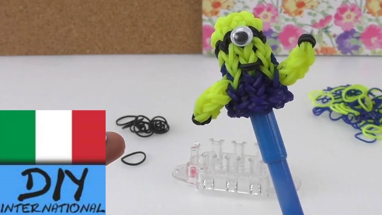 Minion 3D elastici colorati - "I Minions" fai da te. DIY Istruzioni
