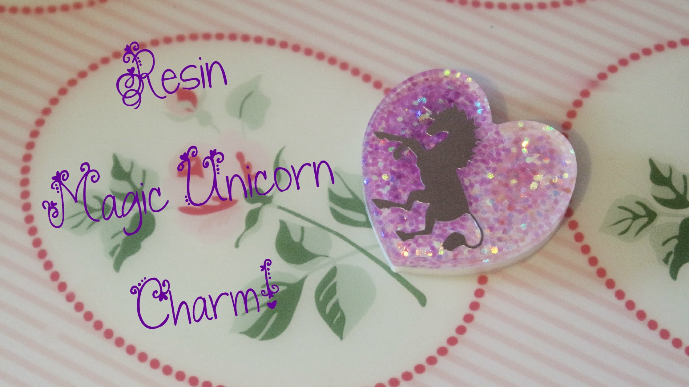 DIY Resin Tutorial: Fantasy Unicorn Charm! ♞