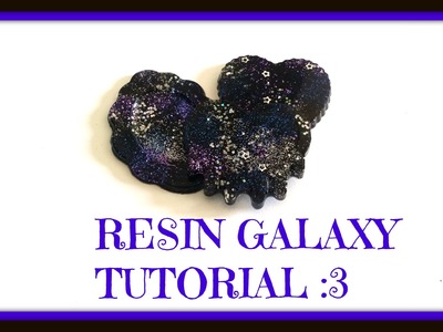 Glitter Galaxy - resin charms tutorial